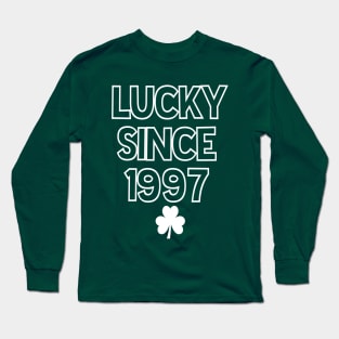 St Patrick's Day Lucky Since 1997 Long Sleeve T-Shirt